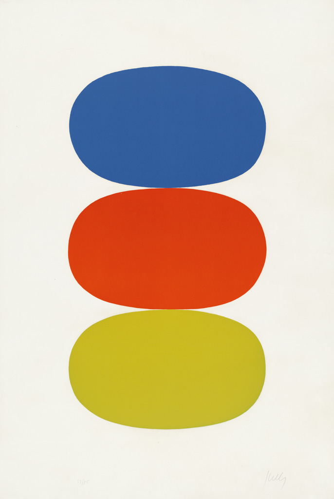 ELLSWORTH KELLY Blue and Orange and Green.